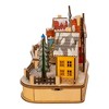 Kurt Adler 7.08" Battery-Operated Village Musical LED House with Motion - 2 of 4
