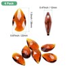 Unique Bargains Crystal Shiny Glass Beads Pendants - 3 of 4