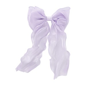 Unique Bargains Women's Cute Bow Hair Pins 10.24"x6.69"x0.79" 1 Pc - 1 of 3