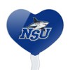 Nova Southeastern University Primary Logo Heart Love Cupcake Picks Toppers Decoration Set of 6 - 2 of 4