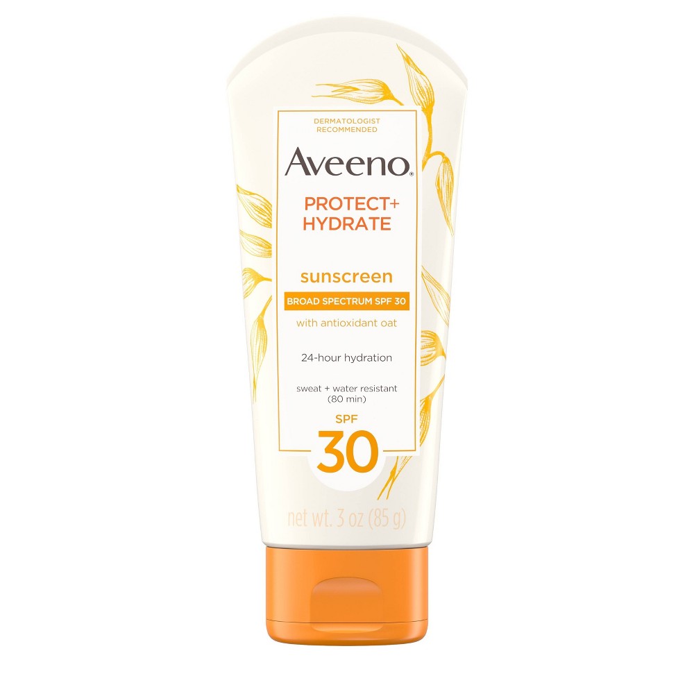 UPC 381371151769 product image for Aveeno Protect + Hydrate Lotion Sunscreen with Broad Spectrum SPF 30 | upcitemdb.com