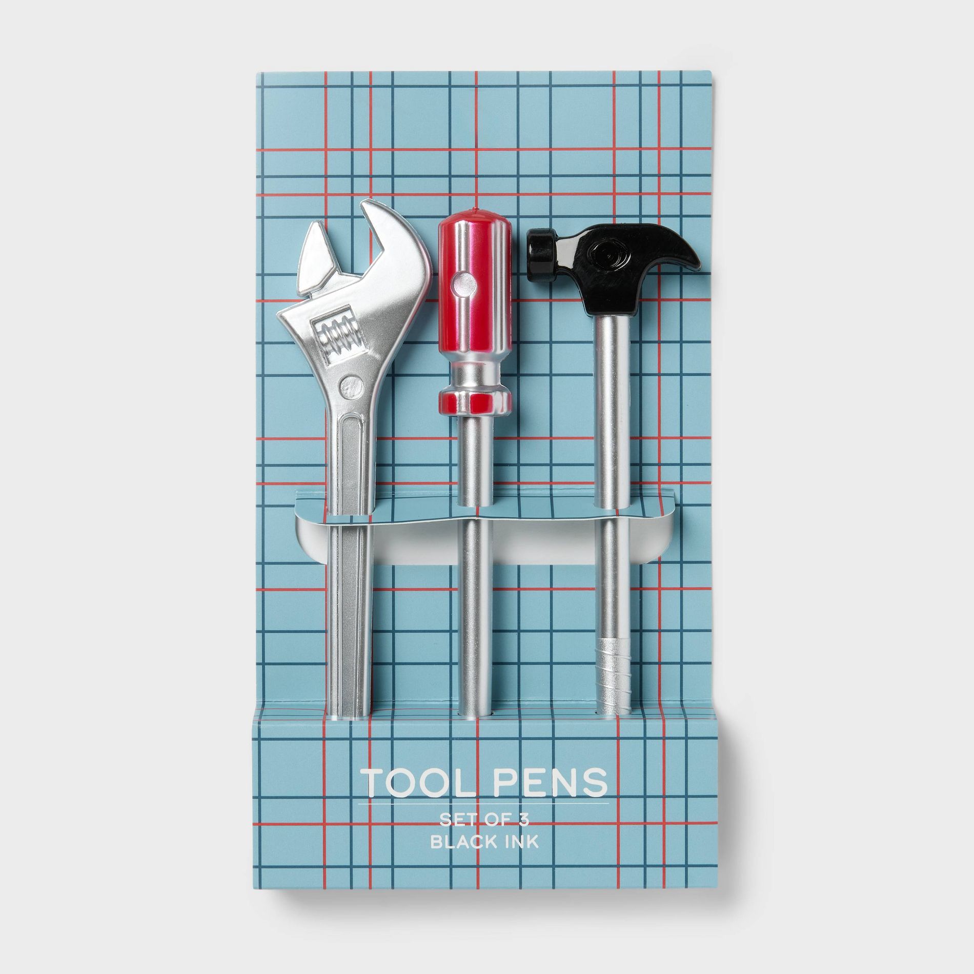 3pk Tool Ballpoint Black Ink Pen Set - Spritz™