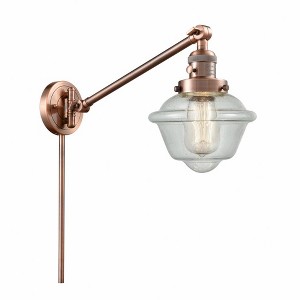 Oxford - 1 Light Swing Arm Wall Sconce In Traditional Style-25 Inches Tall and 8 Inches Wide - 1 of 1