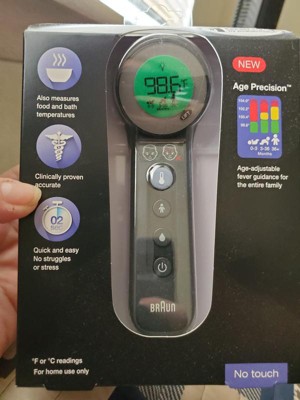 Braun No Touch Battery-powered Thermometer : Target