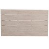 Durable Aluminum Coffee Table - Solid Construction, Weather-Resistant Surface - Whitewashed Birch Look, Dual Stretchers - 4 of 4