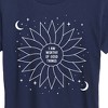 Women's - Instant Message - Celestial Flower Affirmation Short Sleeve Graphic T-Shirt - 2 of 4