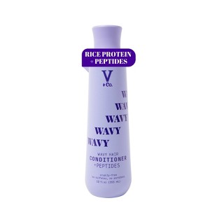 V&Co. Beauty Wavy Hair + Peptide Conditioner - 12oz - 1 of 4