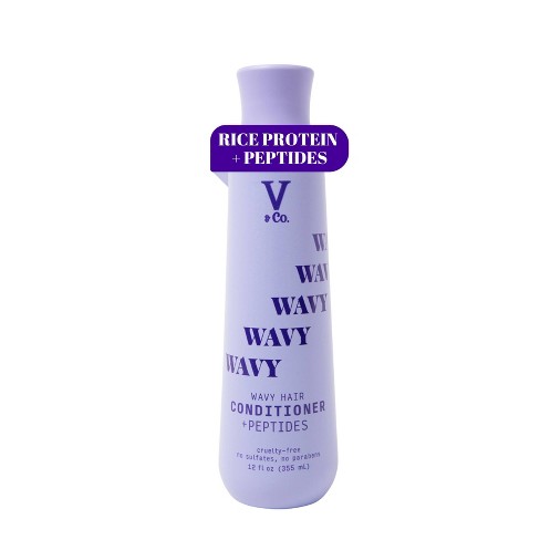 V&Co. Beauty Wavy Hair + Peptide Conditioner - 12oz - image 1 of 4