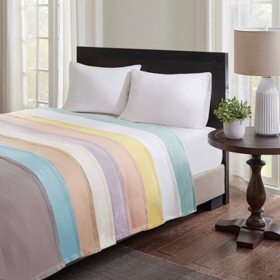 King Lilac Liquid Cotton Machine Washable Blanket