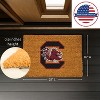 EvergreenNCAASouth Carolina Gamecocks Logo Natural Coir 28 x 16 Inches Indoor Outdoor Doormat - 2 of 4