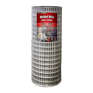 YardGard 14 Gauge Galvanized Welded Wire Fence with Mesh for Lawn, Small and Non Aggressive Animal Confinement, and Plant Care Products, Gray - 1 of 4
