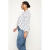 WEST K Women's Plus Size Sophia Three Quarter Sleeve Blouse - 2 of 4