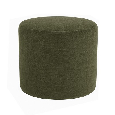 Wovenbyrd Hampton 19" Round Pouf Ottoman