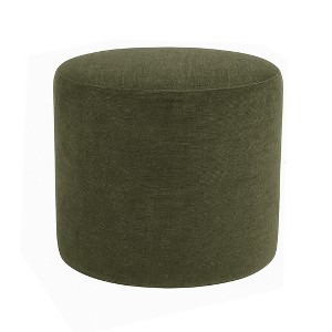 Wovenbyrd Hampton 19" Round Pouf Ottoman - 1 of 4