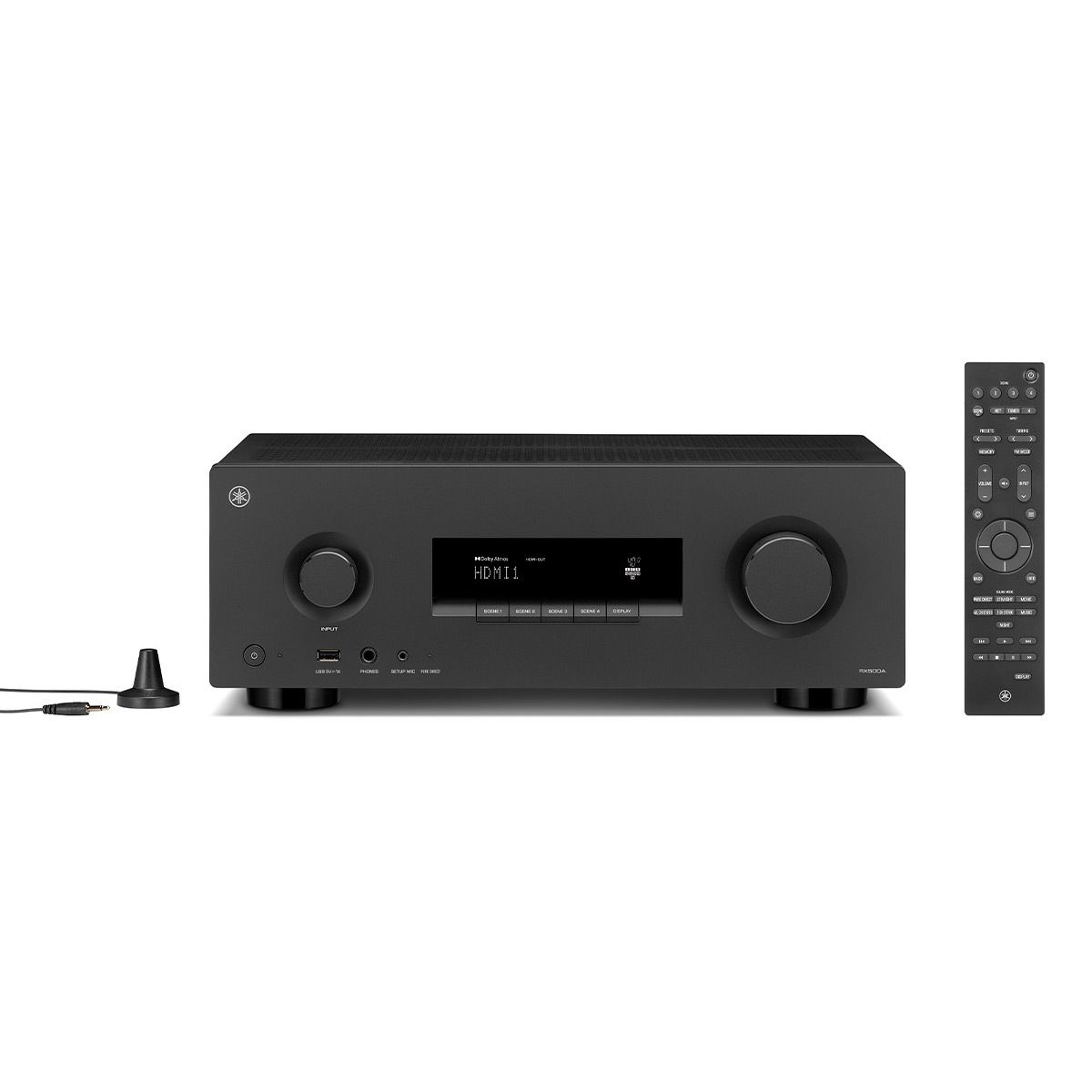 Yamaha RX500A 7.2-Ch 8K AV Receiver Bundle with AudioQuest Sky 3m HDMI - thumbnail 3