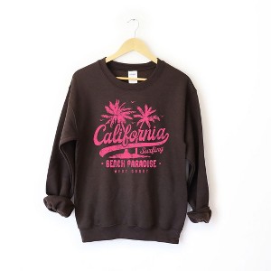 Simply Sage Market Women's Graphic Sweatshirt California Beach Paradise - 1 of 3