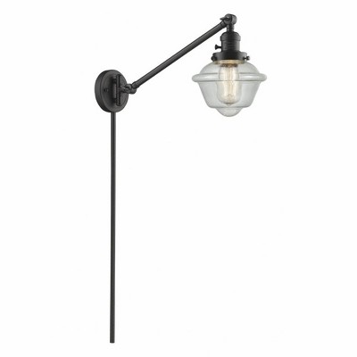 Oxford - 1 Light Swing Arm Wall Sconce In Traditional Style-25 Inches Tall and 8 Inches Wide