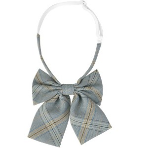 INSPIRE CHIC Women's Pre-tied Colorful Plaid Elastic Strap Party Costume Bow Ties - 1 of 4