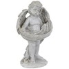 Northlight Cherub Wrapped in Wings Outdoor Garden Statue - 8" - 4 of 4