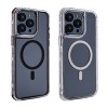 Reiko Heavy Duty Transparent 3-in-1 Hybrid Shockproof Anti-Fall Protective Magnetic Case for iPhone 15 PRO MAX - 3 of 4