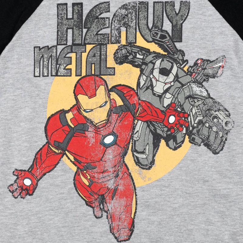 Marvel Avengers Spider-Man Black Panther Iron Man Hulk Captain America  2 Pack Graphic T-Shirts Toddler to Big Kid, 5 of 8