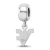 Black Bow Jewelry Sterling Silver West Virginia Mountaineers NCAA Bead Charm - 4 of 4
