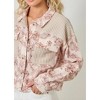 Women's Mixed Media Jacket - mystree - 3 of 4