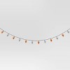 20ct LED Battery Operated Skull Halloween Indoor Outdoor Novelty String Lights Black/White/Orange - Hyde and EEK! Boutique™ - 3 of 4