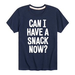Boys' - Instant Message - Can I Have A Snack Now Short Sleeve Graphic T-Shirt - 1 of 4