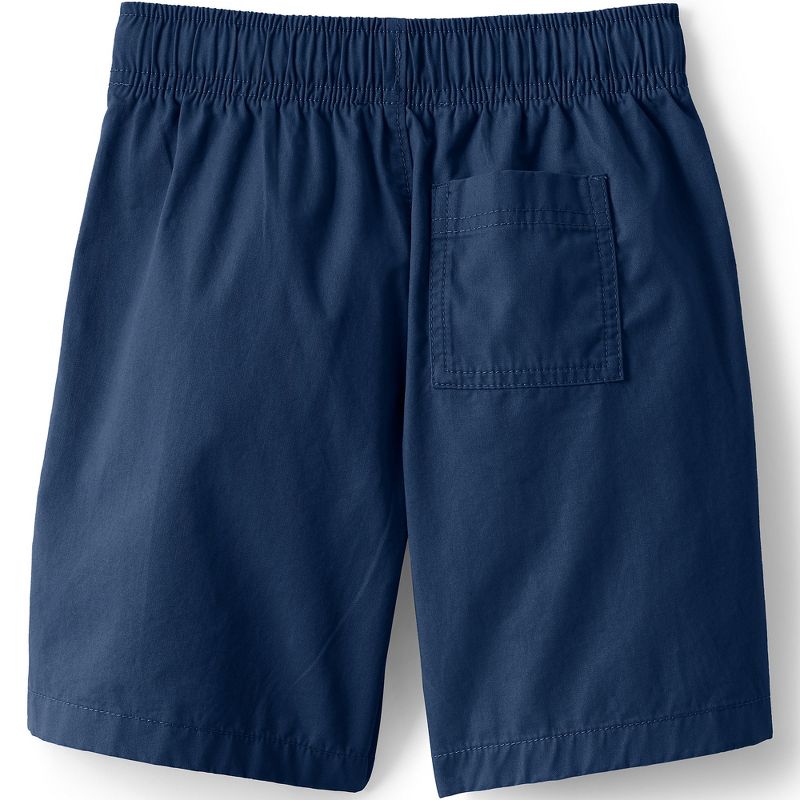 Lands' End Kids Pull On Chambray Elastic Waist Shorts, 2 of 3