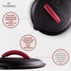 Cuisinel Cast Iron Lid - Fits 10-Inch" Lodge Skillet Frying Pans or Braiser + Silicone Handle Holder + Care Guide - 25.4-cm - 2 of 4