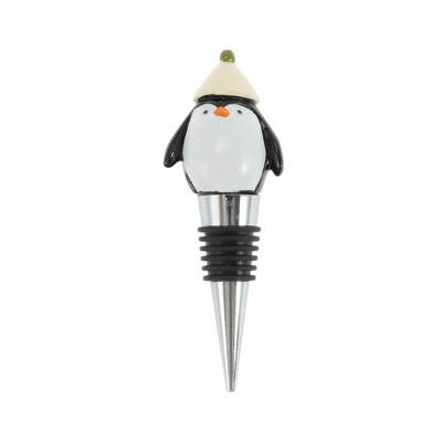 Unique Bargains Christmas Hat Bottle Stopper Zinc Alloy Resin Silicone 1 Pc