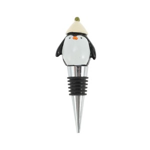 Unique Bargains Christmas Hat Bottle Stopper Zinc Alloy Resin Silicone 1 Pc - 1 of 3