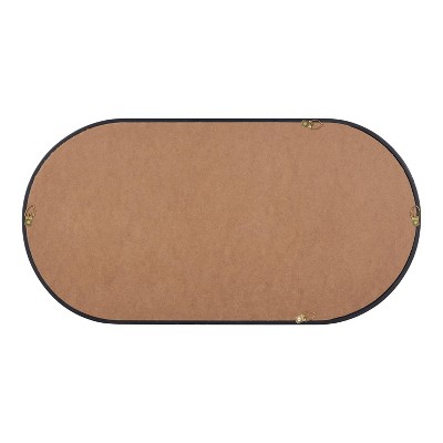 Elegant Full-Length Gold Wood Vanity Mirror, 33"x23.5"