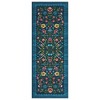 Area Rugs for Living Room Bedroom Washable Floral Rug Soft Non Slip Low Pile Throw Rug Home Decor - 4 of 4