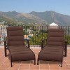 Courtyard Casual Madison Padded Sling Chaise Lounge  Price is for 2 Chaise Lounges Alum frame in powder coating  12pcs/stack - 2 of 4