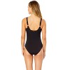 Women's Live In Color Square Neck Shirred One Piece Swimsuit - 2 of 4