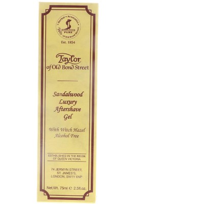 Taylor of Old Bond Street Aftershave Gel, Sandalwood Luxury, 2.5 oz
