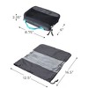 Smart Design Mesh Travel, Shoe, & Cosmetic Bag - 3 Piece Set - 4 of 4