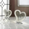 Pavilion Gift Company - Love - 4" Self-Standing Heart Plaque - Wall Sign Panels - 2 of 3