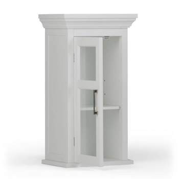 Hayes Single Door Wall Cabinet White - WyndenHall