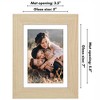 Americanflat Wide Molding Picture Frame with Mat - 2 of 4