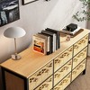 Famapy 9-Drawer Chest,Dresser with Hollow Relief,Multi-Use Sideboard Buffet Table,Kitchen Pantry Cabinet,Bedroom/Dining/Living Room Art Piece - 4 of 4
