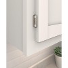 Amerock Single Demountable Hinges for 1/4" Overlay Cabinet Doors – Set of 2 - 2 of 4