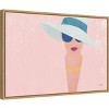 23" x 16" Fashion Forward Woman by Moira Hershey Framed Canvas Wall Art - Amanti Art: Moira Hershey, Modern Decor - 2 of 4