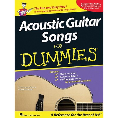 Hal Leonard Acoustic Guitar Songs for Dummies - Book