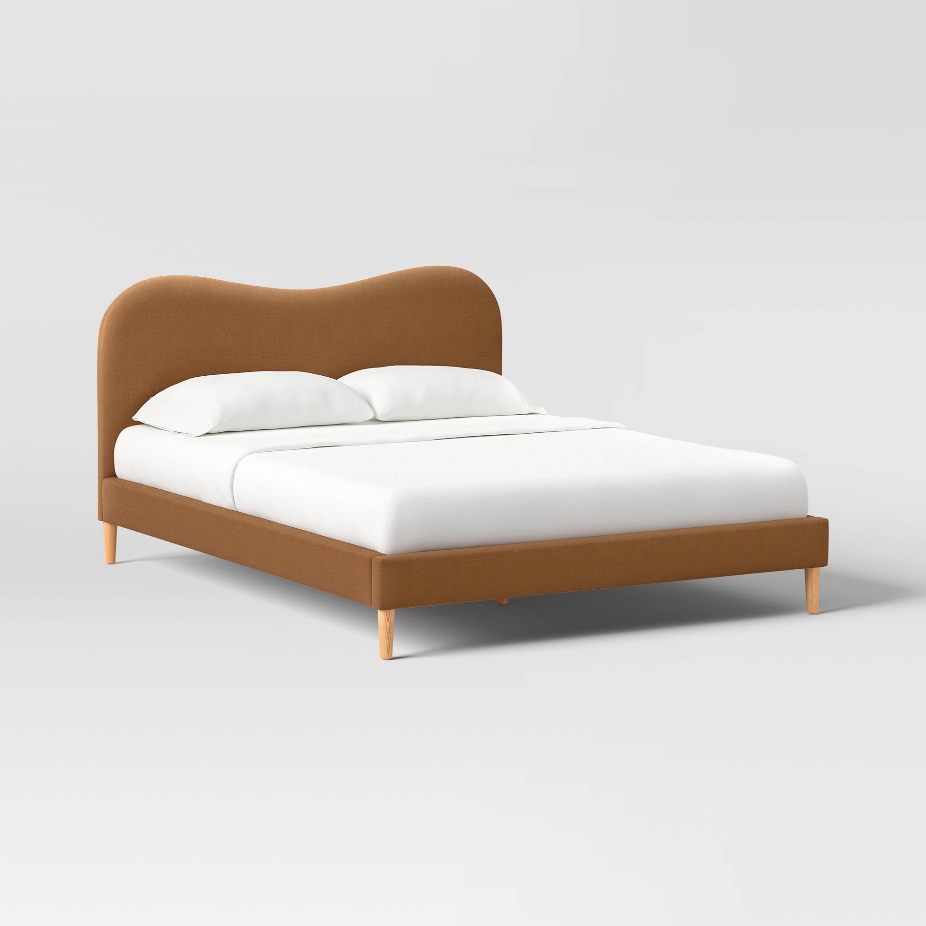 Queen Scalloped Wave Bed Linen Amber - Threshold™