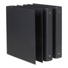 Bigso Ringo Fiberboard 3-Ring Binder Organizer for Projects or Papers - 1 Inch Binder for School & Work - 3 Pack - 2 of 4