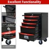 Vynxaria 20" Rolling Metal Tool Chest with 5 Drawers - Durable Storage Organizer with Wheels - 4 of 4