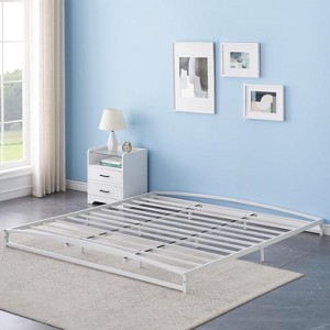 6 Inch Twin Metal Bed Frame,Heavy Duty Low Profile Twin Bed Frame,No Box Spring Needed, Easy Assembly - 1 of 4